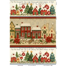 Lineart Y985 Yeniyıl Serisi Pirinç Dekopaj 29*42 cm