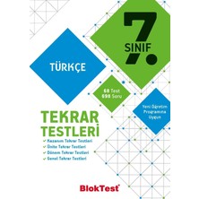Tudem Yayın Grubu Tudem Bloktest 7.sınıf Türkçe Tekrar Testleri