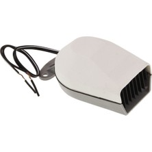 Erol Marin Tekne Kornası. 12V Tekli Beyaz Korna. Plastik Korna