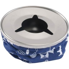 Erol Marin Tekne Kül Tablasi. Marin Küllük. Mavi Renk. Kum Tabanli. Krom