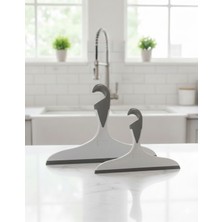 2'li Takım - Beyaz, Çekçek Tezgah Üstü ve Cam Çekpası