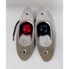 Erol Marin Seyir Feneri Gömme Krom 316 LED 12V