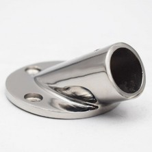 Erol Marin Paslanmaz Yuvarlak Taban. 30°. 25MM. Tekne Tentesi Taban Bağlantı