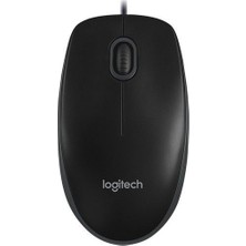 Sylar Logıtech 910-003357 Kablolu Siyah B100 Optik 2x Buton Mouse