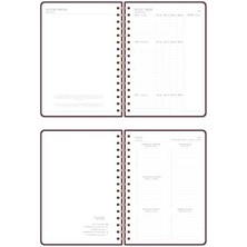 Storemax 2025-2026 A5 Spiralli 16 Aylık Akademik Ajanda - Bordo