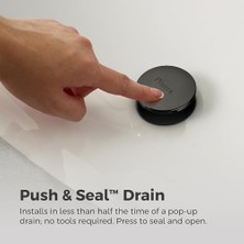 Storemax Willa Banyo Lavabo Bataryası, 4 Inç Merkez Seti, 2 Saplı, 3 Delikli, Spot Savunma Mat Siyah Kaplama, LF048MALSDB