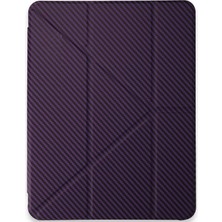 Erbar Ipad Pro 11 (2024) Kılıf Color Karbon Tablet Kılıfı - Derin Mor