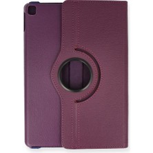 Erbar Newface Ipad Pro 11 (2024) Kılıf 360 Tablet Deri Kılıf - Mürdüm