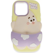 Erbar Newface Iphone 15 Pro Max Kılıf Poky Karakter Silikon Kapak - Desen 5