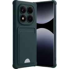 Erbar Xiaomi Redmi Note 14 Pro 4g Kelvin Kartvizitli Silikon - Koyu Yeşil