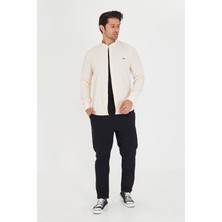 Masso Moda Slim Fit Hakim Yaka Erkek Gömlek Günlük Kullanıma Uygun