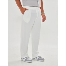 Zinox Erkek Baggy Krep Kumaş Bağcıklı Pantolon