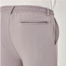 Zinox Erkek Bel Kemerli Bağcıklı Düz Paça Dabıl Kumaş Klasik Pantolon