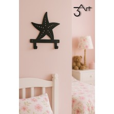 Çocuk Odası Askılığı – Sevimli Hayvan Figürlü Metal Askı – Montessori Düzenleme Ürünü