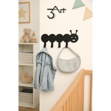 Çocuk Odası Askılığı – Sevimli Hayvan Figürlü Metal Askı – Montessori Düzenleme Ürünü