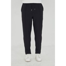 Zinox Erkek Çımalı Yandan Cepli Lastikli Bağcıklı Paça Fermuarlı Kullanışlı Slim Fit Jogger
