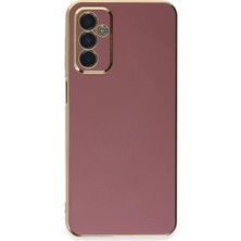 Erbar Samsung Galaxy A14 4g Kılıf Volet Silikon - Kırmızı