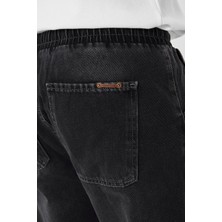 Masso Moda Erkek Paça Lastikli Yandan Parçalı Etiket Detaylı Regular Pantolon 730