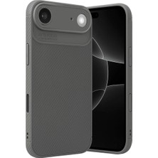 Erbar Apple Iphone 17 Air Auto Focus Karbon Kapak - Gri