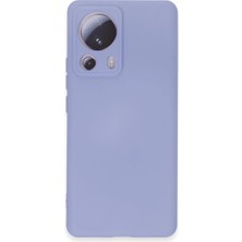 Erbar Xiaomi Mi 13 Lite Kılıf Nano Içi Kadife Silikon - Lila