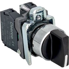 Deerco Işıklı Mandal Buton 1-0-2(Nc-No) 220V Ac
