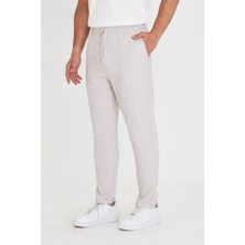 Zinox Erkek Bel Lastikli Bağcıklı Duble Paça Slim Fit Jogger Pantolon