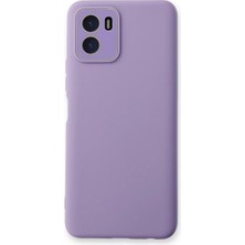 Erbar Vivo Y15S Kılıf Lansman Glass Kapak - Lila