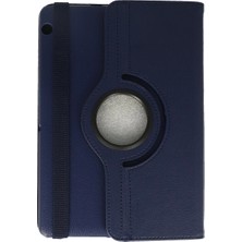 Erbar Huawei Mediapad T3 10 / 9.6 Kılıf 360 Tablet Deri Kılıf - Lacivert