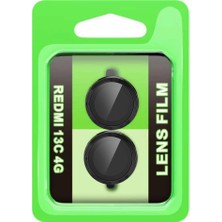 Erbar Xiaomi Redmi 13C Raze Metal Kamera Lens - Siyah