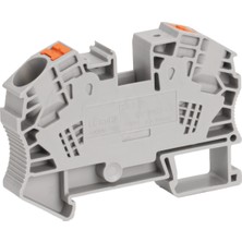 Deerco 25MM Yay Baskılı Ray Klemens Gri