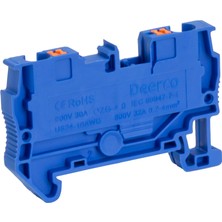 Deerco 4mm Yay Baskılı Ray Klemens Yeşil