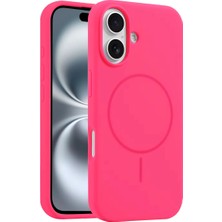 Erbar Joko Iphone 16 Plus Kılıf Jully Magsafe Kapak - Pembe
