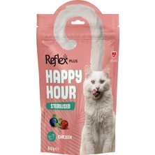 Reflex Plus Happy Hour Kısırlaştırılmış Kediler Için Ödül Maması 60GR