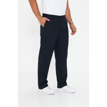 Zinox Erkek Pileli Baggy Bez Ayağı Kumaş Şık Pantolon