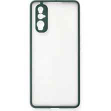 Erbar Oppo Find X2 Kılıf Montreal Silikon Kapak - Yeşil