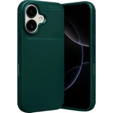 Erbar Apple Iphone 17 Auto Focus Karbon Kapak - Koyu Yeşil