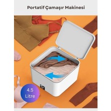 Gümrük Bey Portatif Çamaşır Makinesi - 4.5 Litre Mini Çamaşır Makinesi - Whaeoy