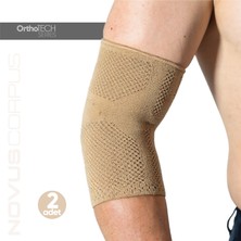 Novus Corpus NoCo 2'li Ortopedik Spor Dirseklik Unisex Elbow Sleeve Spor Antrenman Destek Koşu Gym Fitness Dirseklik