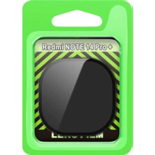 Erbar Xiaomi Redmi Note 14 Pro Plus Raze Metal Kamera Lens - Siyah