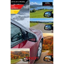 Raxon Opel Astra H Fl 2010-2013 Batman & Yarasa Ayna Kapağı – Parlak Piano Black Sport