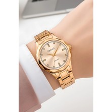 Ferrucci Çelik Kasa Kadın Kol Saati, Bileklik Hediye Rose Renk ZMFER212