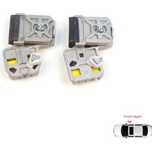 Bross Otomotiv Vw Golf Bora Jetta A4 1j 1997-2006 Peugeot 607 99-2010 Için Ön Sağ Kapı Cam Kriko Tamir Klipsi Ra+Rb