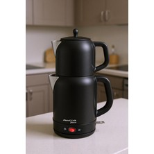 Sarıboğa Fresco 2'si 1 Arada Paslanmaz Çelik Çay Makinesi & Su Isıtıcı Kettle