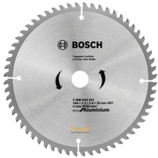 Bosch 184*20 mm 60 Diş Ekonomik Alüminyum Daire Testere 2608644411