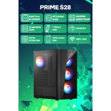 Game Garaj Prime S28 Intel Core I5 14400F 16GB Ram 1tb SSD RTX5060 Freedos Oyuncu Oem Paket