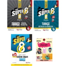 Nitelik Yayınları 8.sınıf Sözel Mantık - Deyimler ve Atasözleri Soru Kitabı ve Türkçe 10 Deneme Sınavı