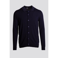 Ncs Jeans Erkek Triko Hırka Lacivert 3771