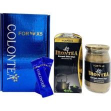 Forx5 Irontea Bitkisel Sindirim Destek Çayı – Bitkisel Bağırsak Düzenine Destek Toz Karışım