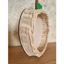 Gamzenin Düşleri Rattan Hasır Elma Sepet