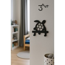 Çocuk Odası Askılığı – Sevimli Hayvan Figürlü Metal Askı – Montessori Düzenleme Ürünü